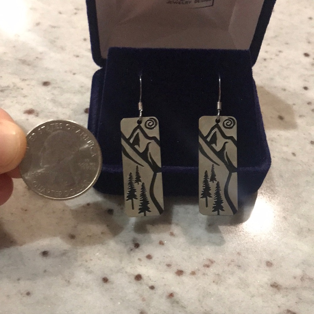 Mountain road earrings